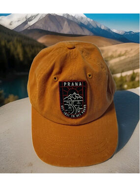 PRANA- Craneway Patch "Get Lost to Get Found"Cap-Yoga Organic Cotton-